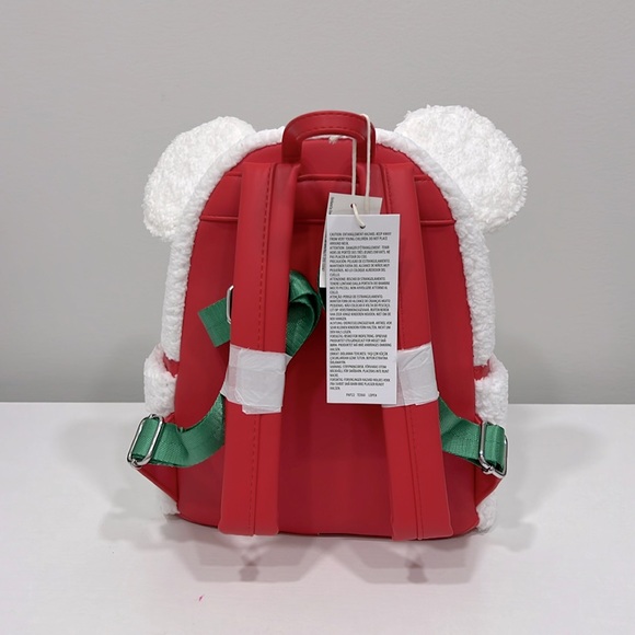 NWT- Mickey Mouse Snowman Holiday Loungefly Mini Backpack - Disney - Picture 4 of 9